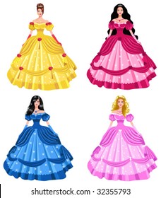 3,711 Fairy tale princess gown Images, Stock Photos & Vectors ...