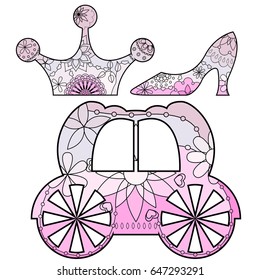 Fairy tale set with transition colors