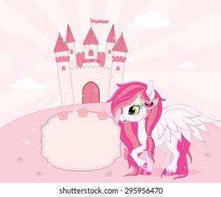 Fairy tale theme background or template with place for text