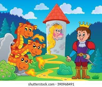 Fairy tale theme image 5 - eps10 vector illustration.