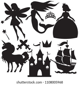 Fairy tale vector cartoon illustration