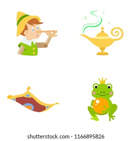 Fairy tale vector icons