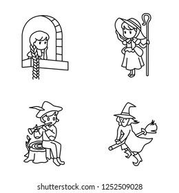 Fairy Tale vector icons