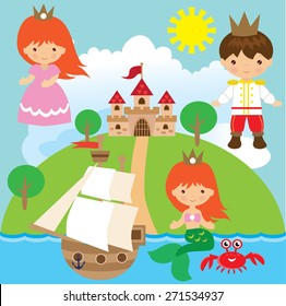 Fairy tale vector illustration