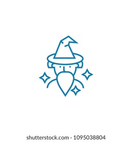 Fairy tales linear icon concept. Fairy tales line vector sign, symbol, illustration.