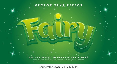 Fairy tales story editable text effect Template