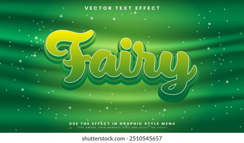 Fairy tales story editable text effect Template