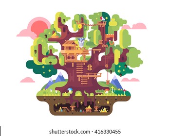 Fairy tree house