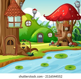 Fairy tree house in