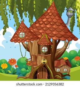 Fairy tree house in