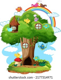 Fairy tree house and