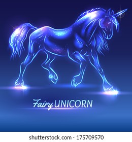 Fairy unicorn illustration