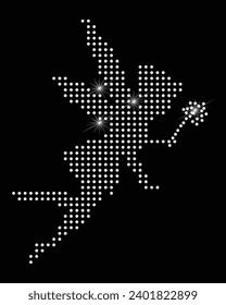 Fairy  Vector Rhinestone t-shirt design