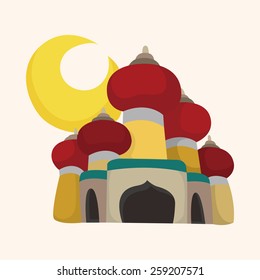 fairytale Aladdin story theme elements