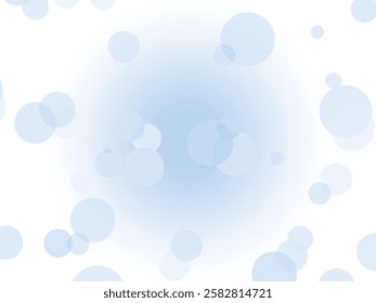 Fairytale blue polka dot background material