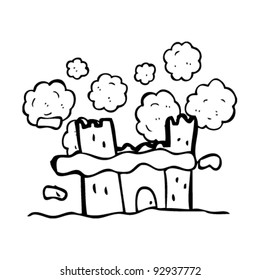 fairytale castle cartoon