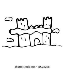 fairytale castle drawing