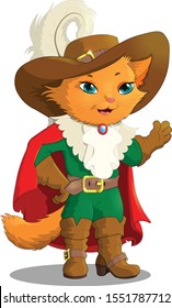 Fairytale character Cat in boots