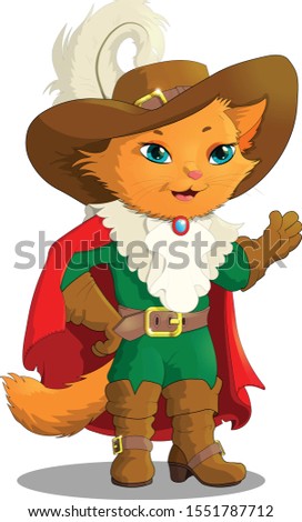 Fairytale character Cat in boots