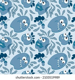 fairy-tale characters - living stones with eyes overgrown with grass. Family conversation. Genetics. Design element