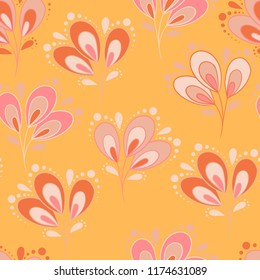 Fairytale colorful bushes nice pattern use for covers,packages,textile,template,web design,prints