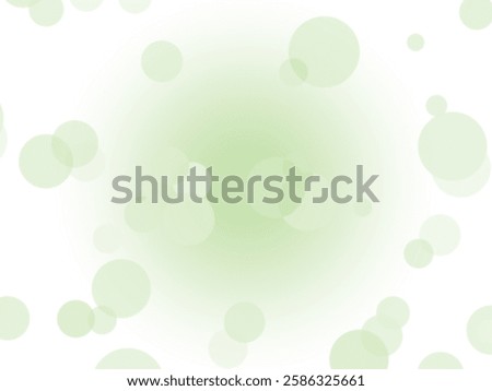 Fairytale green polka dot background material