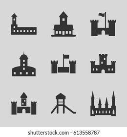 Fairytale icons set. set of 9 fairytale filled icons such as 