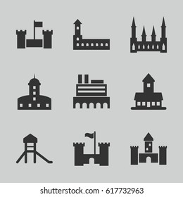 Fairytale icons set. set of 9 fairytale filled icons such as 