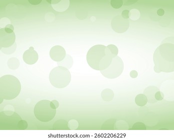 Fairytale light green polka dot background material