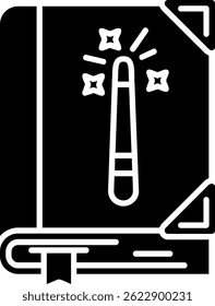Design de ícone de vetor de linha de conto de fadas