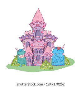 fairytale monsters in the castle