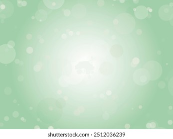 Material de fondo de lunares de cuento de hadas_verde claro