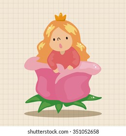fairytale princess theme elements
