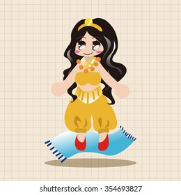 fairytale princess theme elements