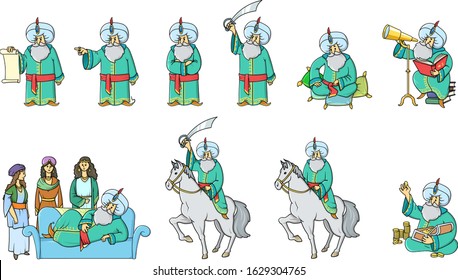 Sultan Cartoon Images, Stock Photos u0026 Vectors  Shutterstock