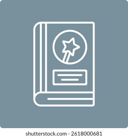 Ícone de vetor de conto de fadas. Pode ser usado para impressão, aplicativos móveis e da Web.