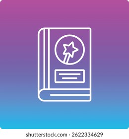 Ícone de vetor de conto de fadas. Pode ser usado para impressão, aplicativos móveis e da Web.