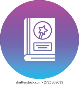 Icono de Vector de cuento de hadas. Se puede utilizar para aplicaciones de impresión, móviles y de Web.