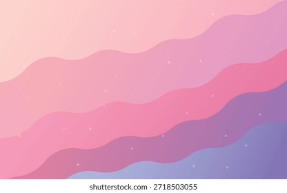 Un fondo delicado y de cuento de hadas en tonos rosa y púrpura con un brillo suave