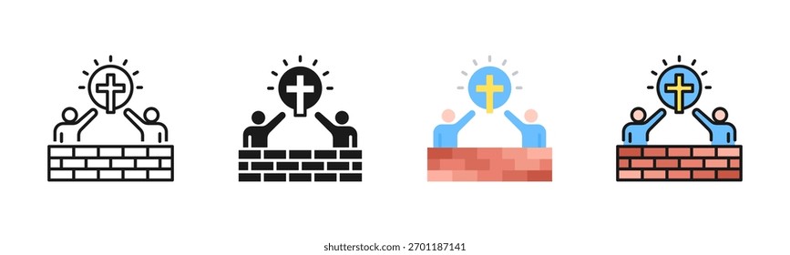 Faith Barrier Symbolpaket in mehreren Stilen