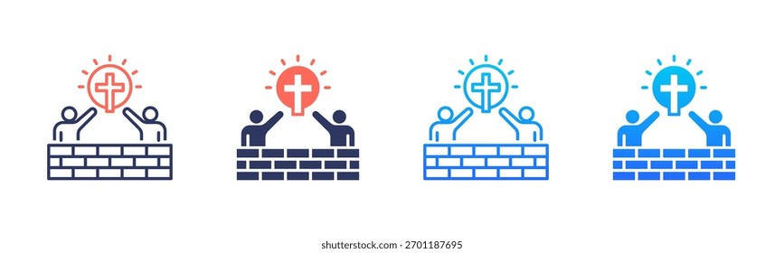 Faith Barrier Symbolpaket in mehreren Stilen