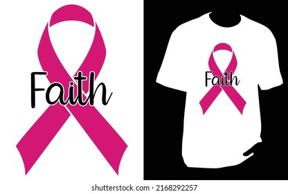 
Faith Breast cancer T Shirt