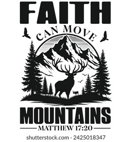 faith can move mountains shirt, Christian t shirts, Bible verse shirt, Pray tee, Christian shirts, Faith based shirt