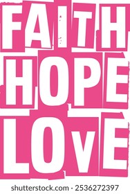 Faith Hope Love Retro Shirt, Breast Cancer Awareness Shirt, Cancer Ribbon, Shirt, Retro