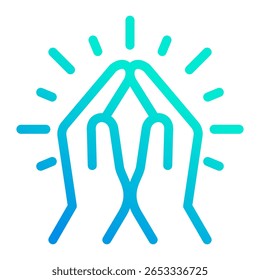 Faith-Symbol-Element für Design