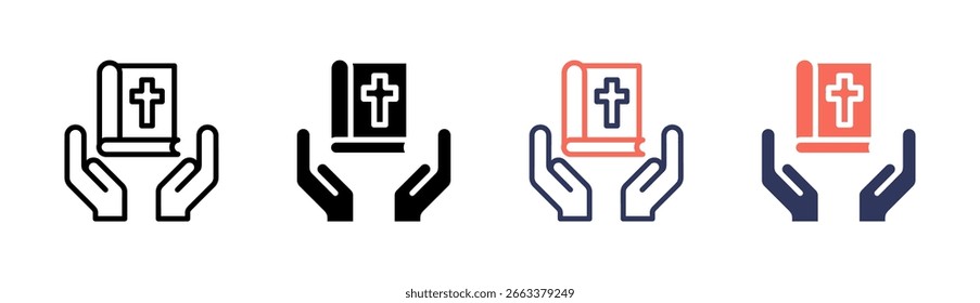 Faith Icon Element For Design And Vector