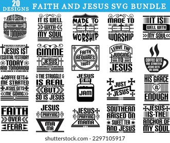 Faith and Jesus svg bundle, Faith and Jesus svg design