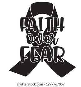 faith over fear background inspirational positive quotes, motivational, typography, lettering design