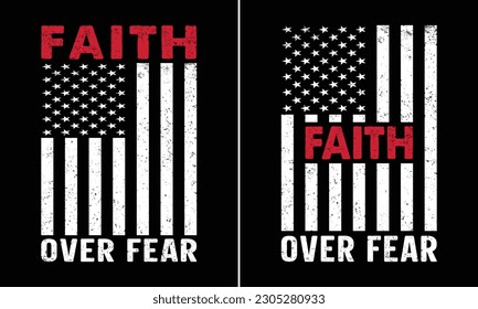 Faith Over Fear Christian T-shirt Design, Christian T Shirts, Jesus T Shirt, Faith T-Shirts, Religious Gifts, Bible Verse Shirts, Faith Tees, Religious Shirt, Church Shirt, Christian Tee