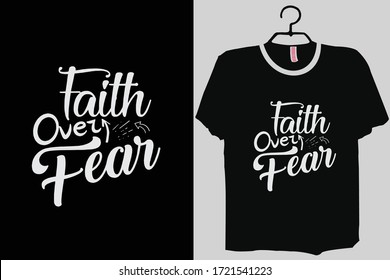 Faith Over Fear Shirt, Christian Tee for Women,Christian T Shirts, Christian Shirt, Christian Tshirts, Christian Shirts for Women